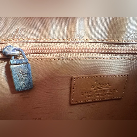 🌟FINAL🌟 Handpainted Vintage Jeon Los Angeles  Leather Bag. RARE! - Picture 14 of 16